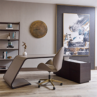 Desk and chair