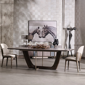 Hardwood dining set